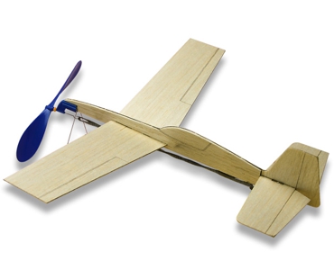 バルサ製ゴム動力飛行機　レーザー　LAZER