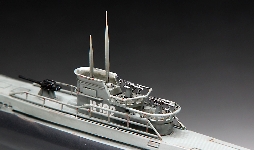 自走型ゴム動力潜水艦　ドイツ海軍潜水艦（7C型）「U-132」　